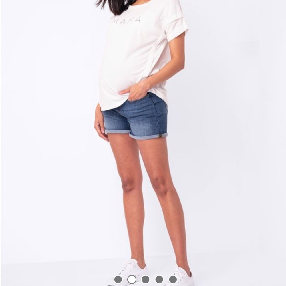 Seraphine Maternity Denim Shorts